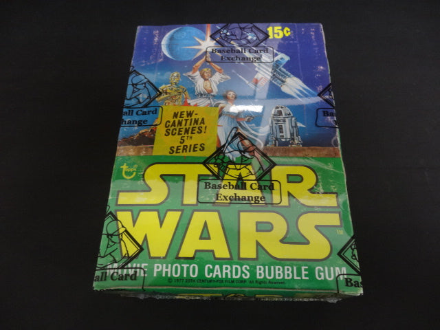 1978 Topps Star Wars Unopened Series 5 Wax Box (BBCE) (Series 4 Display)