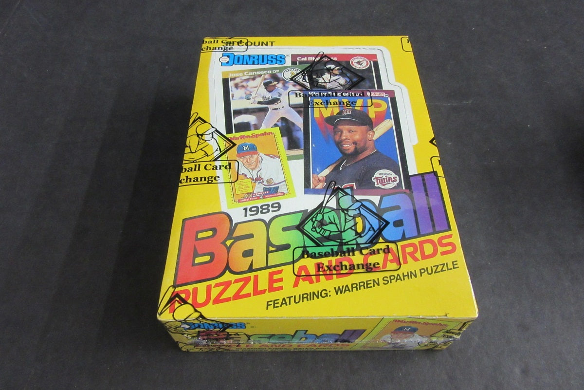 1989 Donruss Baseball Unopened Wax Box (Canadian) (FASC)