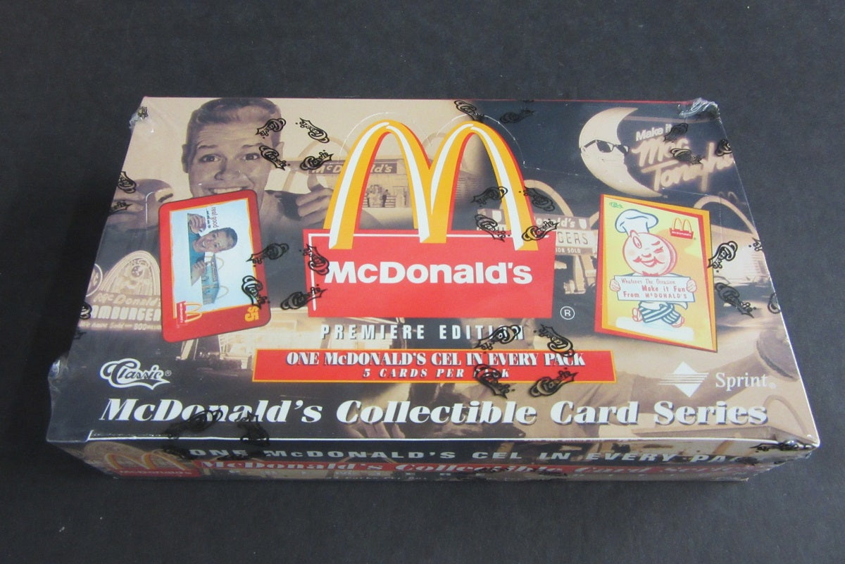 1996 Classic McDonald's Collectible Card Series Box (Cel)