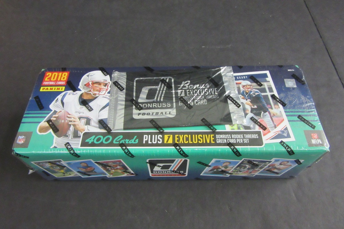 2018 Panini Donruss Football Factory Set (Green Threads)