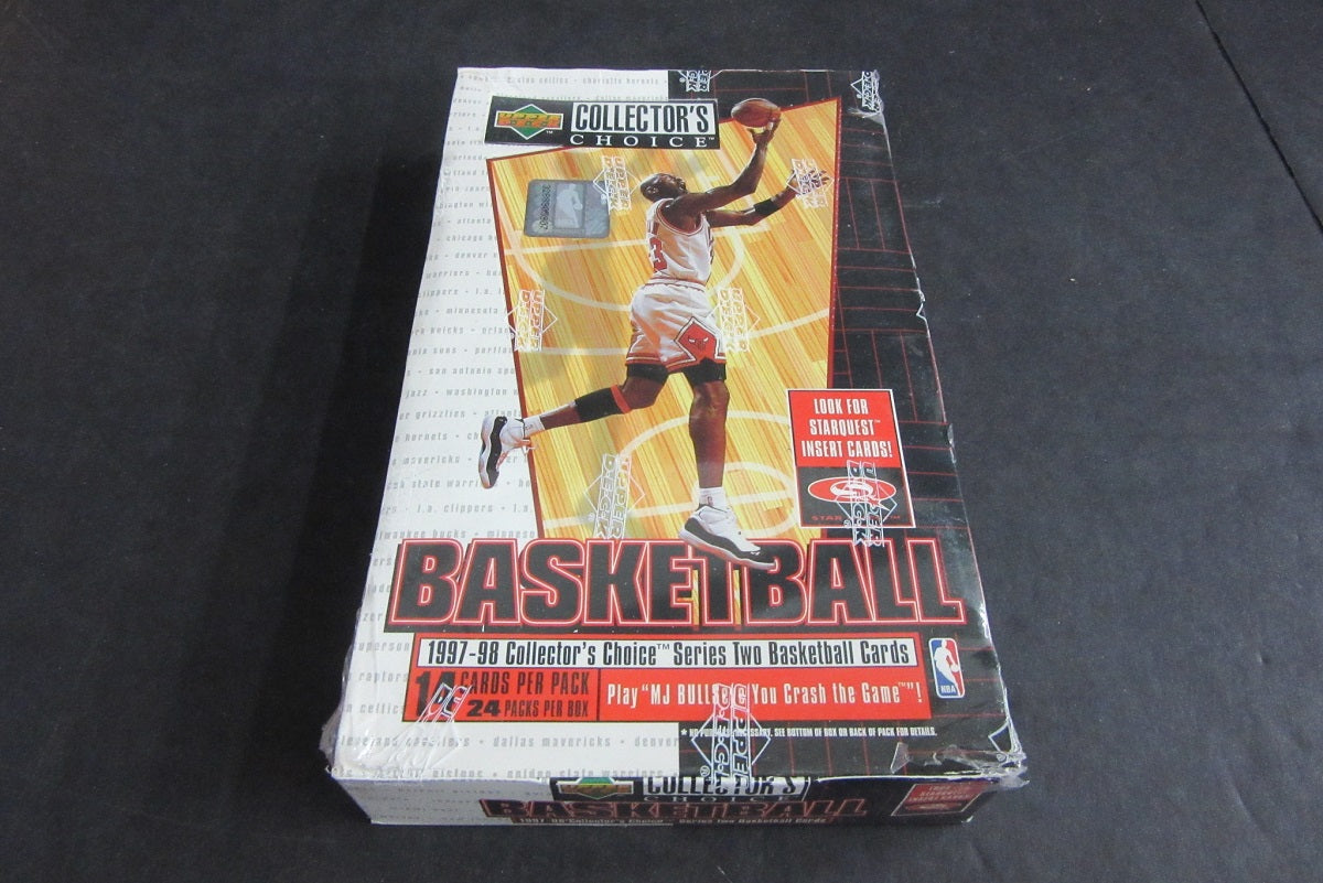 1997/98 Upper Deck Collector's Choice Basketball Series 2 Box (24/14)