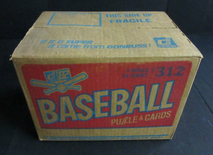 1982 Donruss Baseball Wax Pack Rack Pack Case (3 Box)