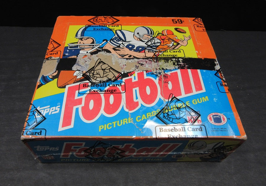 1985 Topps Football Unopened Cello Box