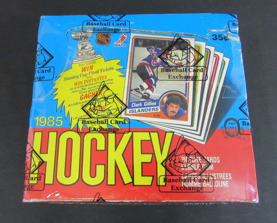 1984/85 OPC O-Pee-Chee Hockey Unopened Wax Box (BBCE)