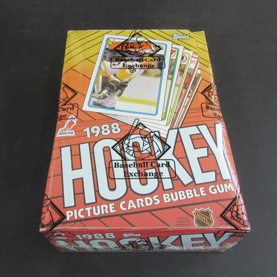 1988/89 Topps Hockey Unopened Wax Box (BBCE) (Non X-Out)
