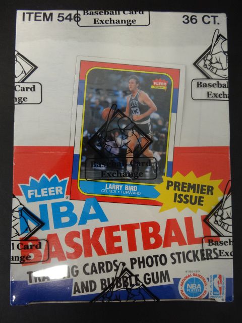 1986/87 Fleer Basketball Unopened Wax Box (BBCE)