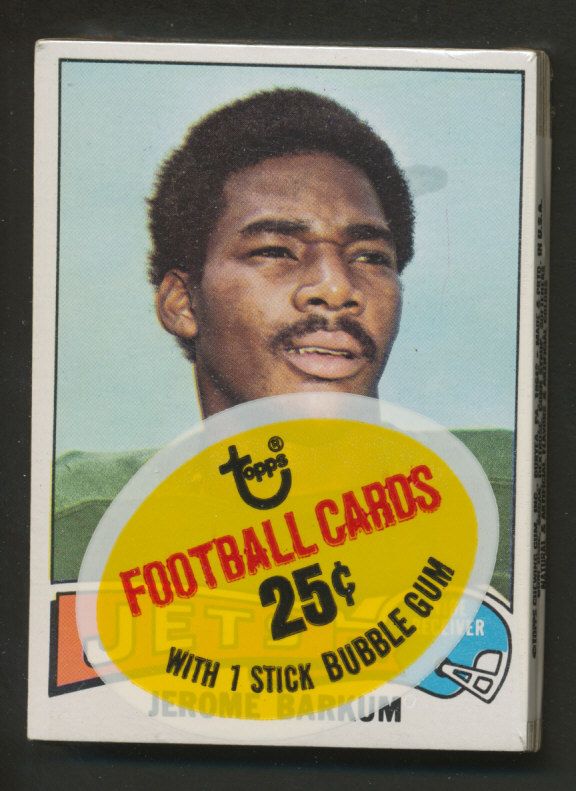 1975 Topps Football Unopened Cello Pack