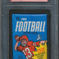 1968 Topps Football Unopened Series 1 Wax Pack PSA 7