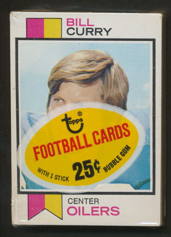 1973 Topps Football Unopened Cello Pack