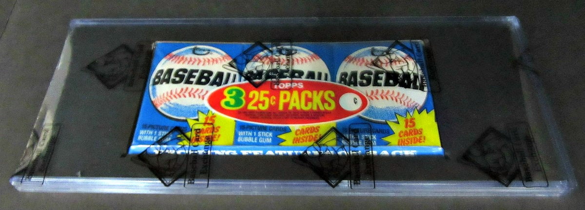 1980 Topps Baseball Unopened Wax Pack Tray