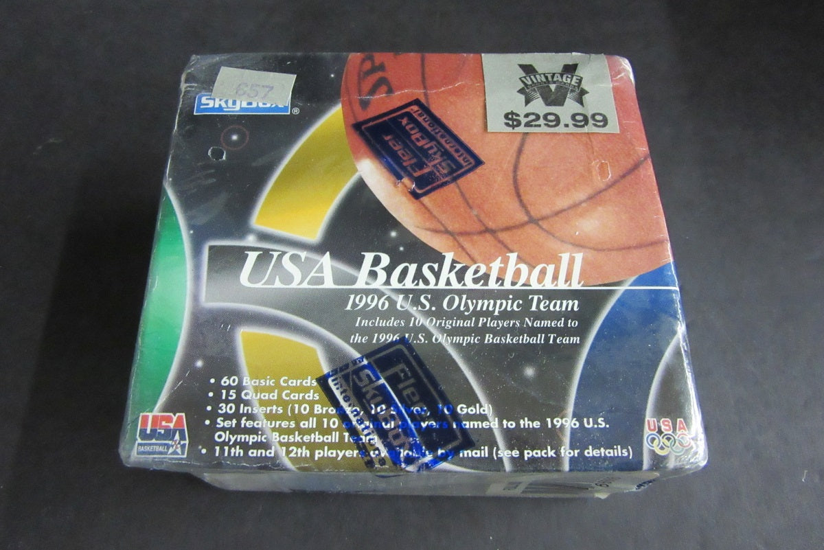 1996 Skybox USA Basketball Box (Retail) (Gravity) (36/5)