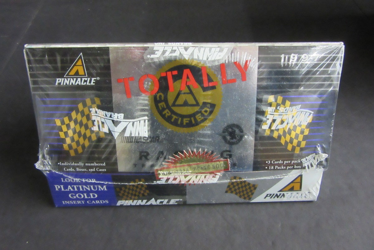 1997 Pinnacle Totally Certified Racing Race Cards Box (Hobby)