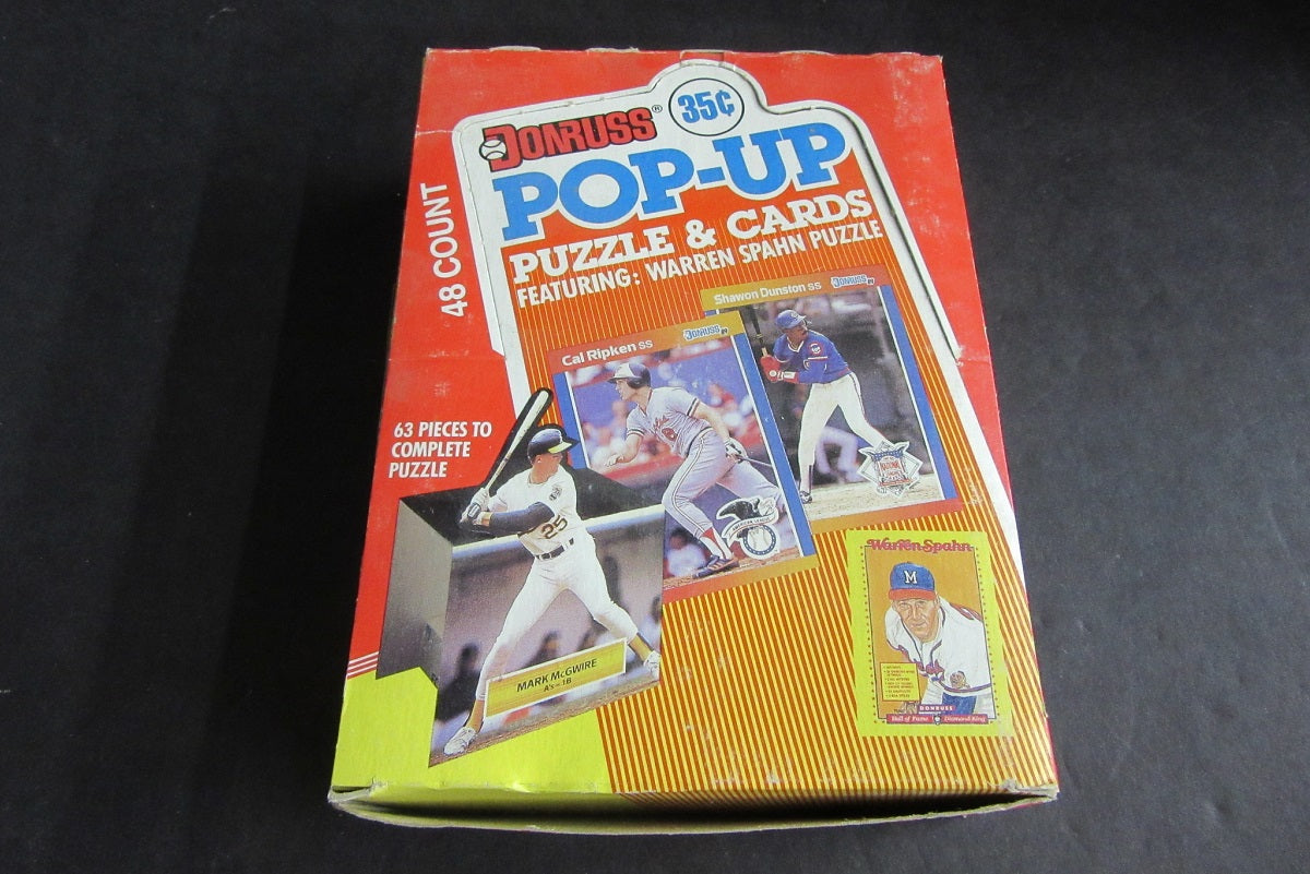 1989 Donruss Pop-Up Baseball Box