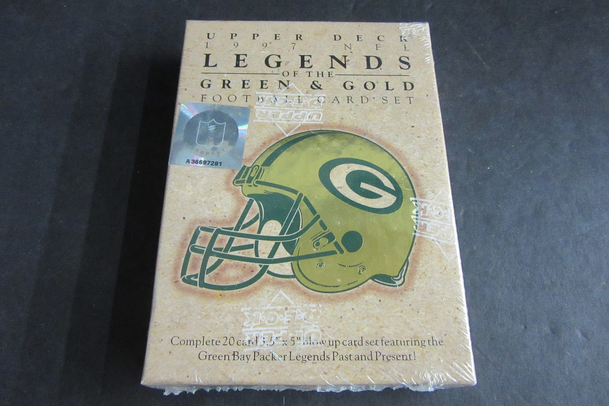 1997 Upper Deck Football Legends Of The Green & Gold Factory Set