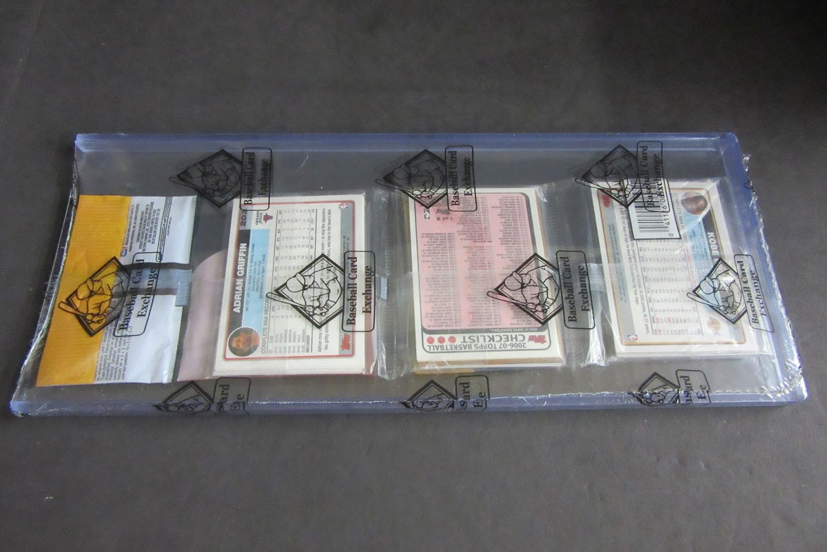 2006/07 Topps Basketball Unopened Rack Pack (LeBron Kobe) (BBCE)