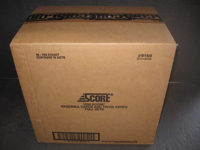 1990 Score Baseball Factory Set Case (16 Sets)