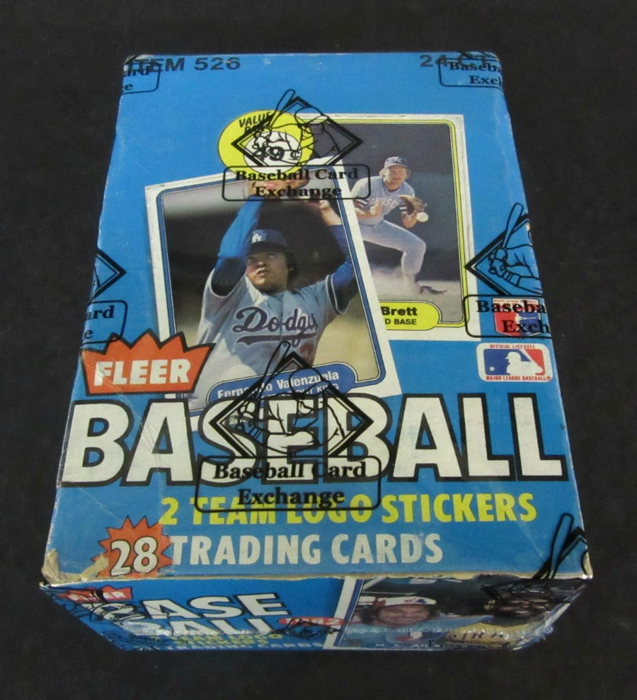 1982 Fleer Baseball Unopened Cello Box (BBCE)