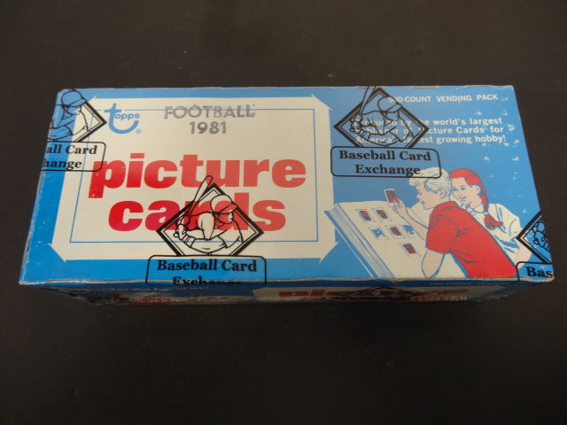 1981 Topps Football Unopened Vending Box (FASC)