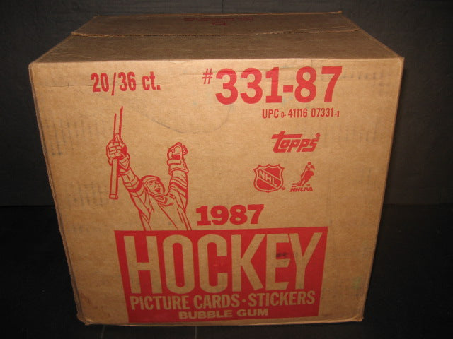 1987/88 Topps Hockey Unopened Wax Case (20 Box)