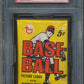 1968 Topps Baseball Unopened Series 1 Wax Pack PSA 8