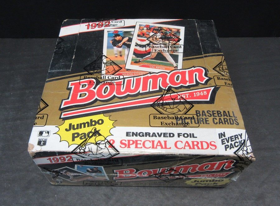 1992 Bowman Baseball Unopened Jumbo Box (36/23) (BBCE)