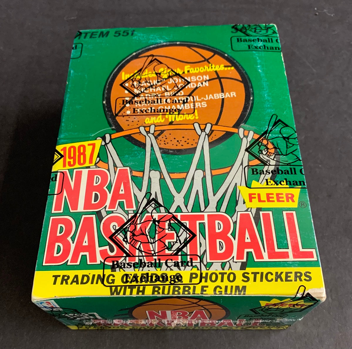 1987/88 Fleer Basketball Unopened Wax Box (Authenticate)