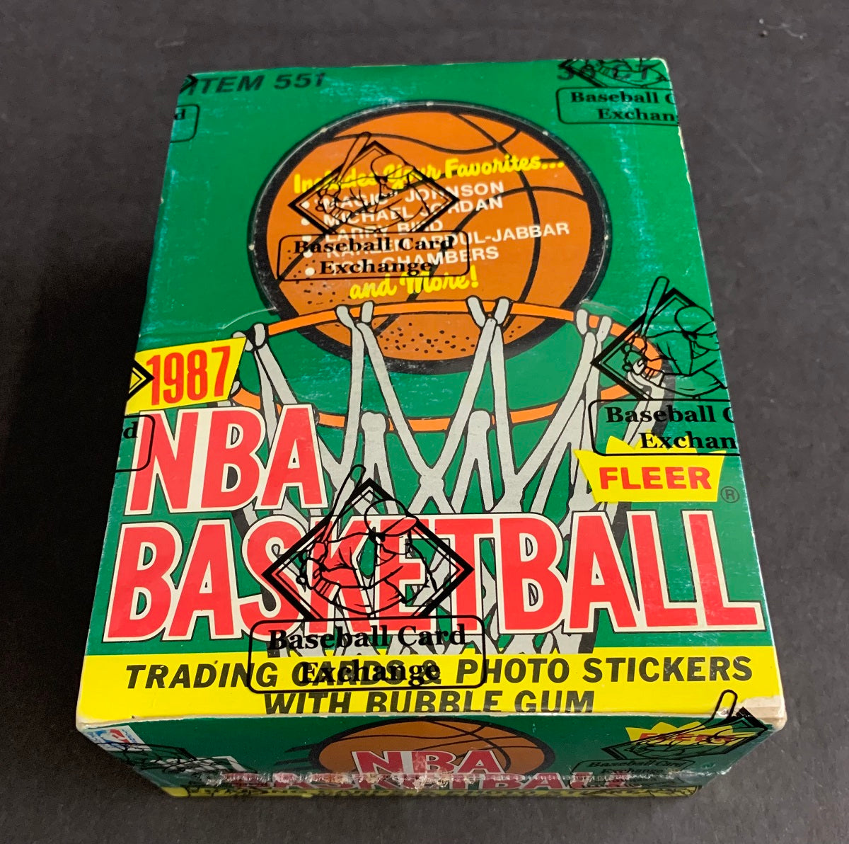 1987/88 Fleer Basketball Unopened Wax Box