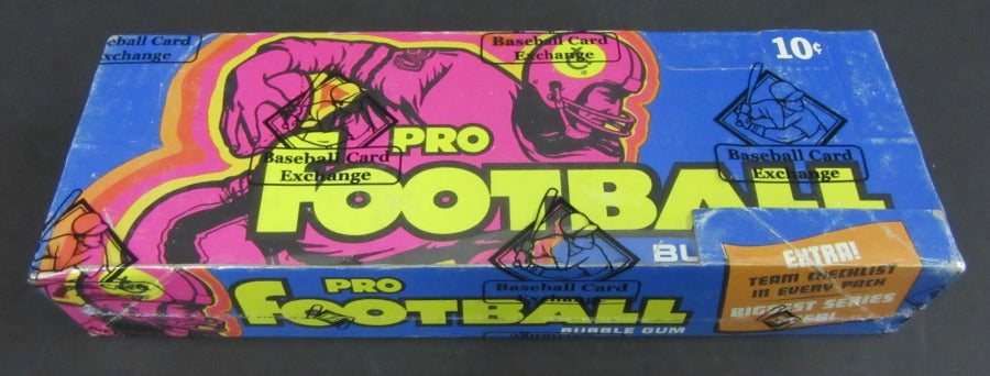 1973 Topps Football Unopened Wax Box (1972 wrappers) (BBCE)