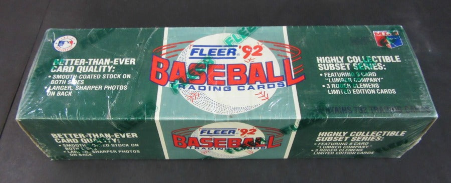 1992 Fleer Baseball Factory Set (Lumber Company)