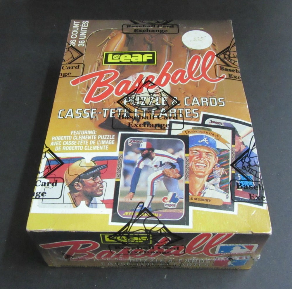 1987 Donruss Leaf Baseball Unopened Wax Box