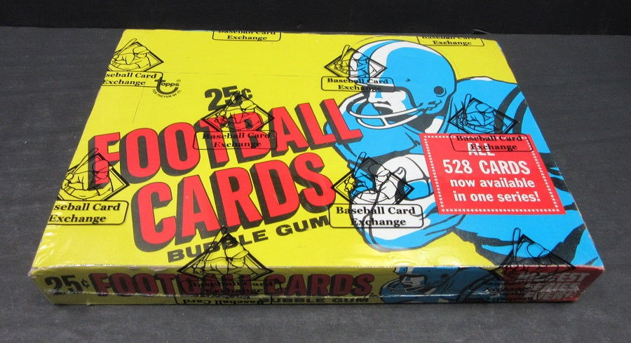 1977 Topps Football Unopened Cello Box