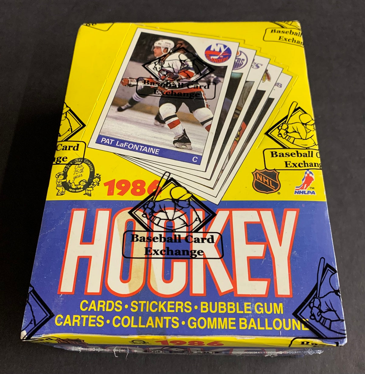 1985/86 OPC O-Pee-Chee Hockey Unopened Wax Box (Authenticate)