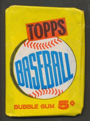 1960 Topps Baseball Unopened Series 2 Wax Pack