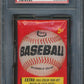 1966 Topps Baseball Unopened 2nd Series Wax Pack PSA 7