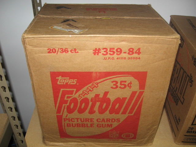 1984 Topps Football Unopened Wax Case (20 Box) (Authenticate)