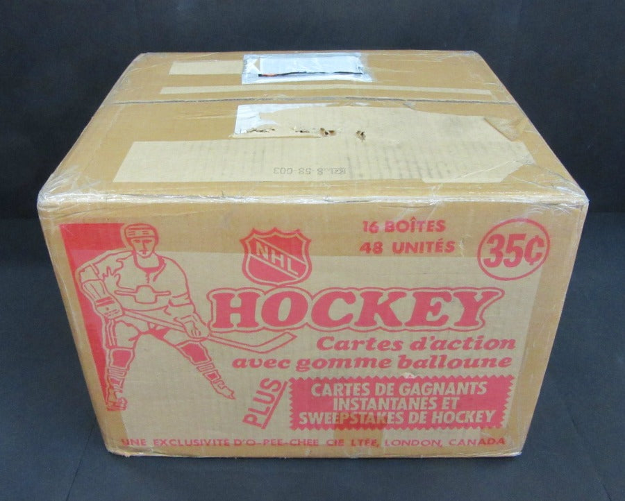 1984/85 OPC O-Pee-Chee Hockey Unopened Wax Case (16 Box) (Sealed)