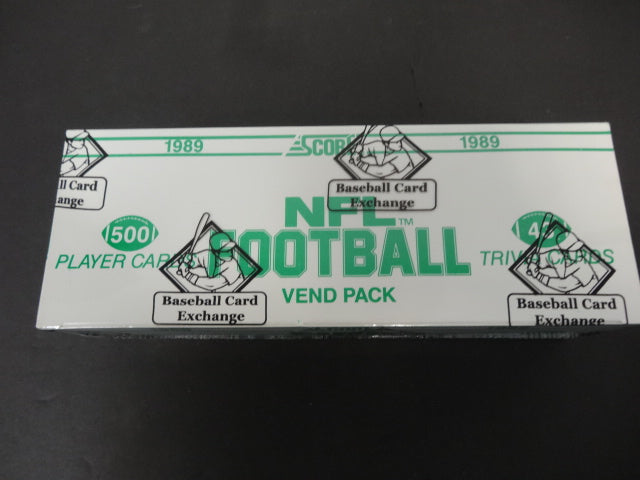 1989 Score Football Unopened Vending Box (FASC)