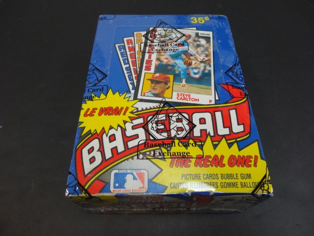 1984 OPC O-Pee-Chee Baseball Unopened Wax Box