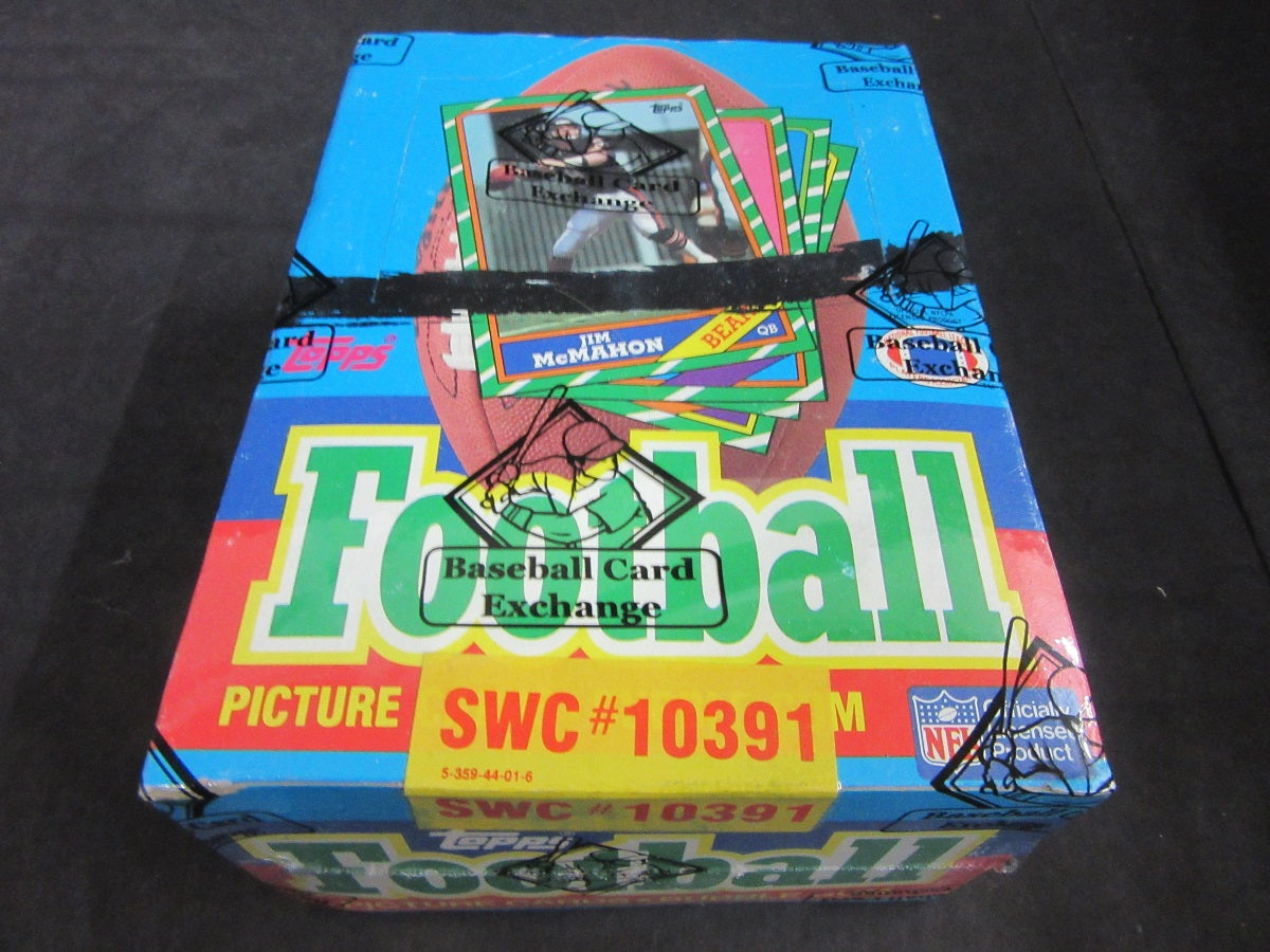 1986 Topps Football Unopened Wax Box (SWC) (BBCE) (X-Out)