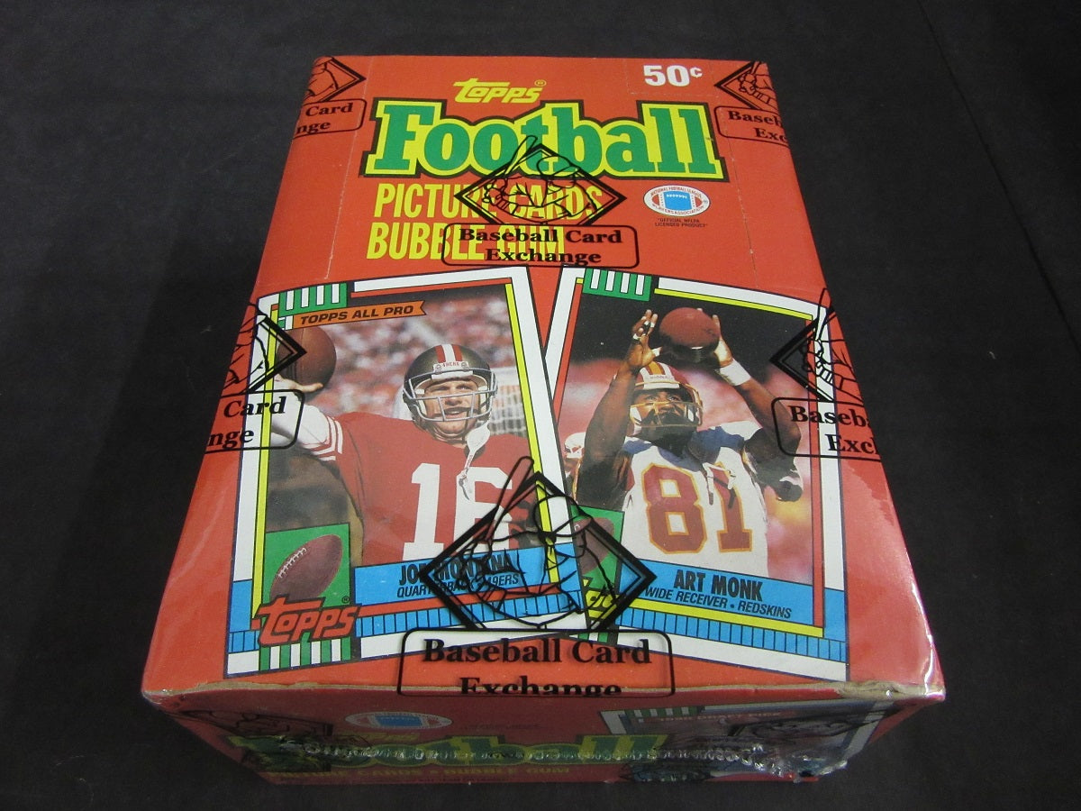 1990 Topps Football Unopened Wax Box (FASC)