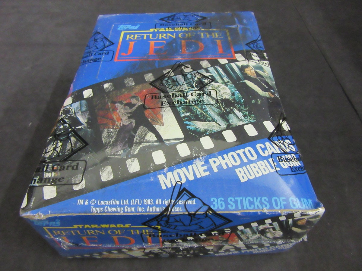 1983 Topps Return Of The Jedi Unopened Series 1 Wax Box (BBCE) (X-Out)