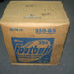 1985 Topps Football Unopened Wax Case (20 Box) (Authenticate)