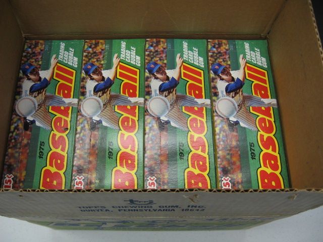 1975 Topps Baseball Unopened Mini Wax Box (BBCE)