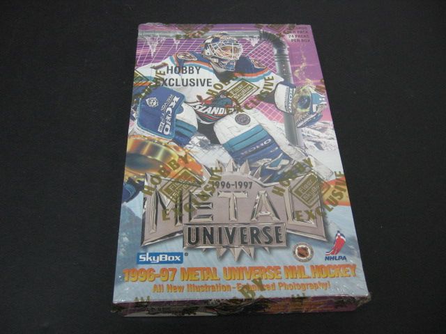 1996/97 Fleer Skybox Metal Universe Hockey Box (Hobby)