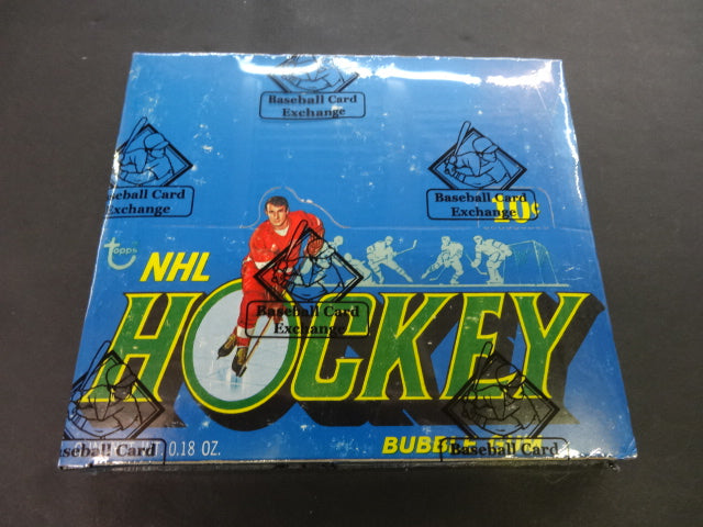 1971/72 Topps Hockey Unopened Wax Box (BBCE)