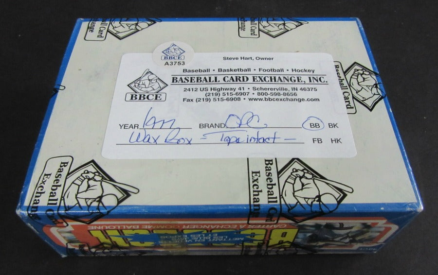 1977 OPC O-Pee-Chee Baseball Unopened Wax Box (Tape) (BBCE)