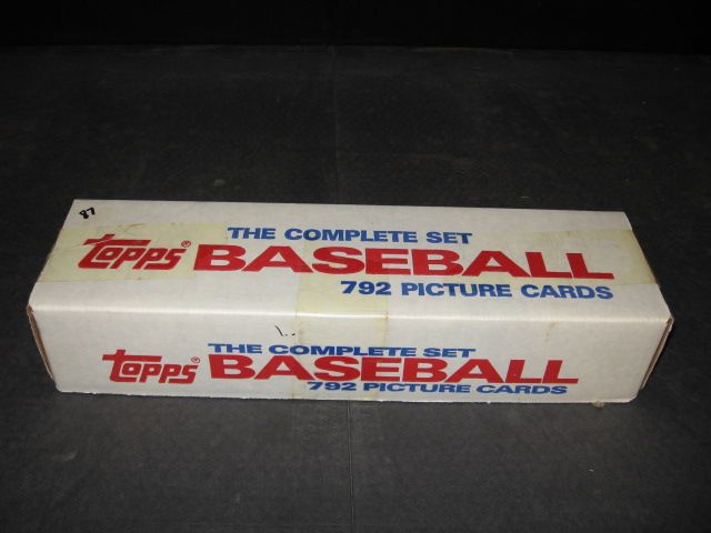 1987 Topps Baseball Factory Set (RWB)