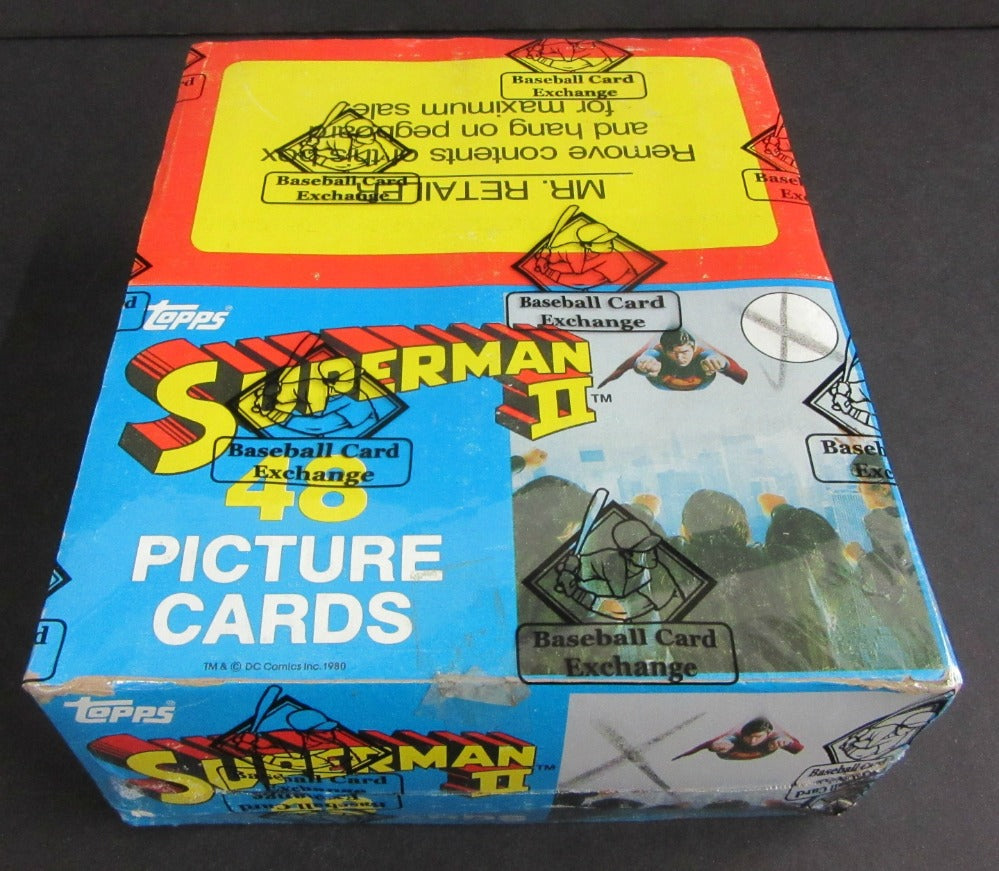 1981 Topps Superman II Unopened Rack Box (BBCE)