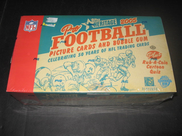 2005 Topps Heritage Football Box (Hobby)