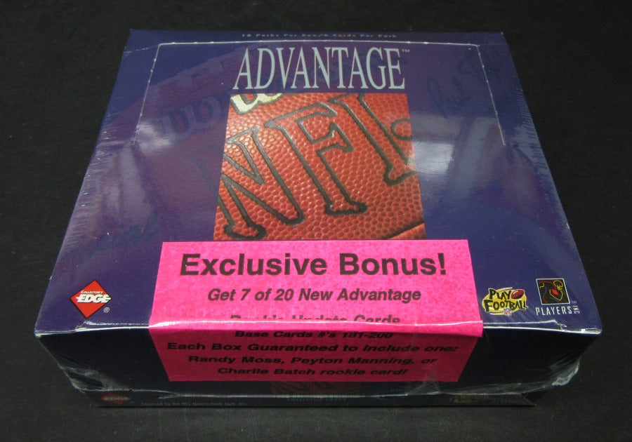 1998 Collectors Edge Advantage Football Box (Retail) (Bonus)